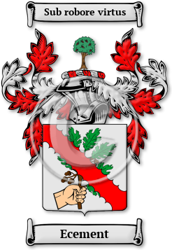 Ecement Family Crest Download (jpg) Legacy Series - 150 DPI