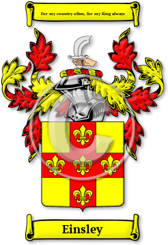 Einsley Family Crest Download (JPG) Legacy Series - 600 DPI