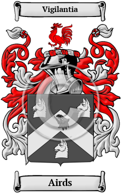 Airds Family Crest/Coat of Arms