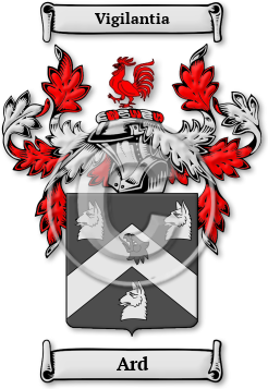 Ard Family Crest Download (jpg) Legacy Series - 150 DPI