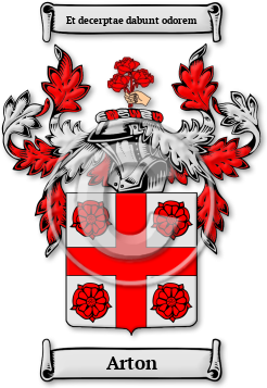 Arton Family Crest Download (jpg) Legacy Series - 150 DPI