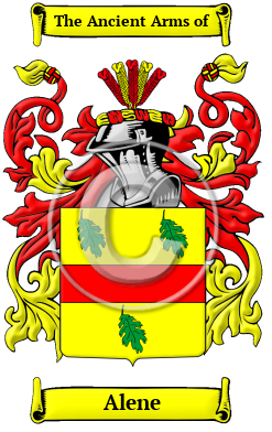 Alene Family Crest/Coat of Arms