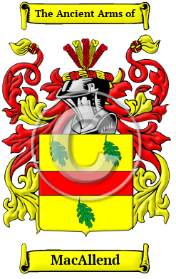 MacAllend Family Crest/Coat of Arms