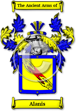 Alanis Family Crest Download (jpg) Legacy Series - 150 DPI