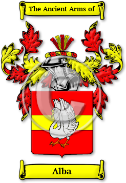 Alba Family Crest Download (jpg) Legacy Series - 150 DPI