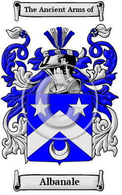 Albanale Family Crest/Coat of Arms
