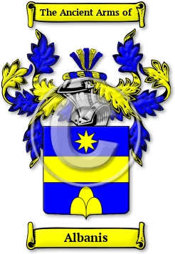 Albanis Family Crest Download (jpg) Legacy Series - 150 DPI