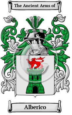 Alberico Family Crest/Coat of Arms