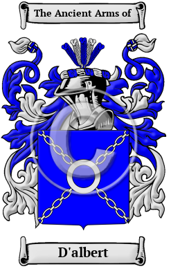 D'albert Family Crest/Coat of Arms