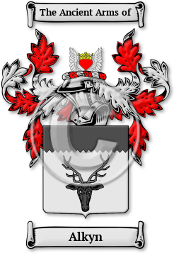 Alkyn Family Crest Download (JPG) Legacy Series - 600 DPI
