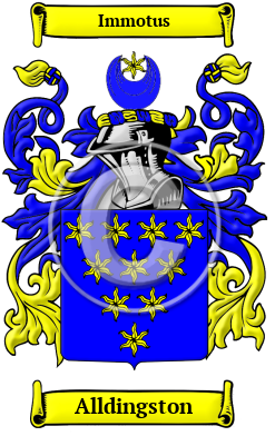 Alldingston Family Crest/Coat of Arms