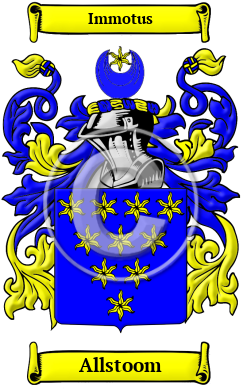 Allstoom Family Crest/Coat of Arms