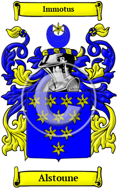 Alstoune Family Crest/Coat of Arms