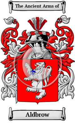 Aldbrow Family Crest/Coat of Arms
