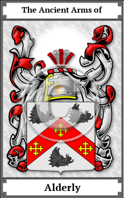 Alderly Family Crest Download (JPG) Book Plated - 600 DPI