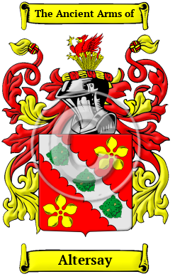 Altersay Family Crest/Coat of Arms