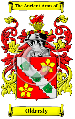 Oldersly Family Crest/Coat of Arms