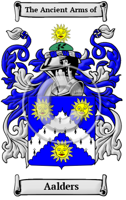 Aalders Family Crest/Coat of Arms