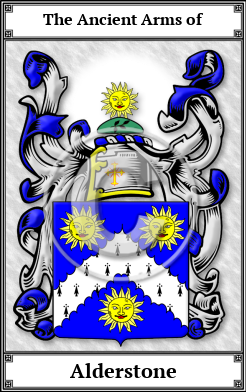 Alderstone Family Crest Download (JPG) Book Plated - 600 DPI