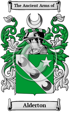 Alderton Family Crest/Coat of Arms