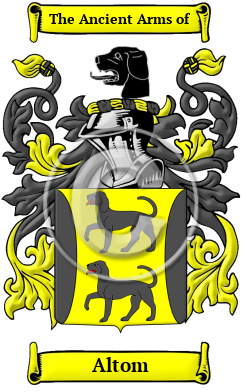 Altom Family Crest/Coat of Arms