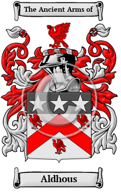 Aldhous Family Crest/Coat of Arms