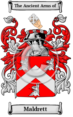 Maldrett Family Crest/Coat of Arms