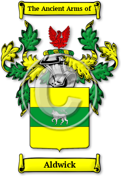 Aldwick Family Crest Download (jpg) Legacy Series - 150 DPI