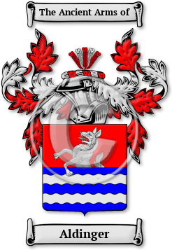 Aldinger Family Crest Download (JPG) Legacy Series - 600 DPI