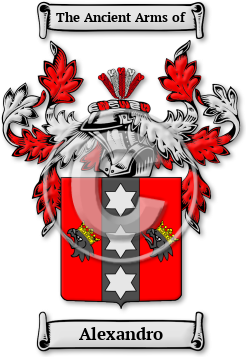 Alexandro Family Crest Download (jpg) Legacy Series - 150 DPI