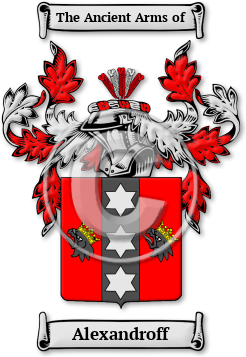 Alexandroff Family Crest Download (jpg) Legacy Series - 150 DPI