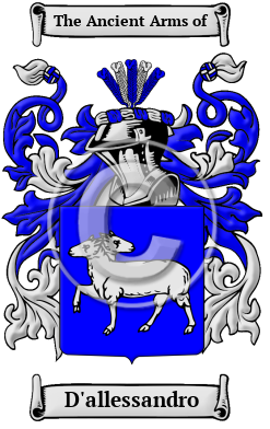 D'allessandro Family Crest/Coat of Arms