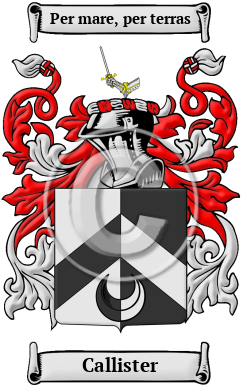 Callister Family Crest/Coat of Arms