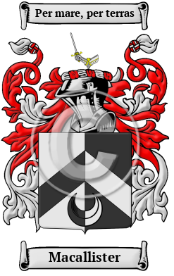 Macallister Family Crest Download (JPG) Heritage Series - 600 DPI