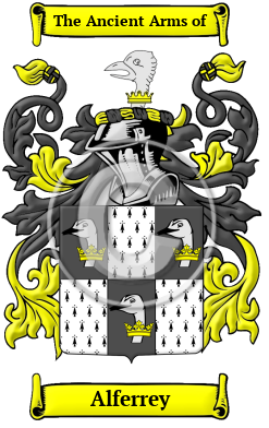 Alferrey Family Crest/Coat of Arms