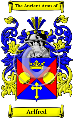 Aelfred Family Crest/Coat of Arms