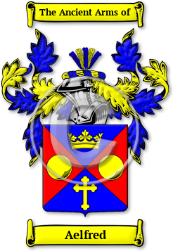 Aelfred Family Crest Download (jpg) Legacy Series - 150 DPI