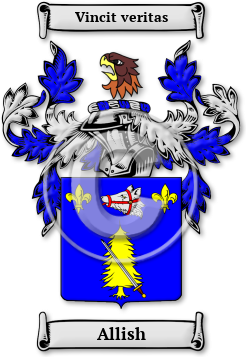 Allish Family Crest Download (jpg) Legacy Series - 150 DPI