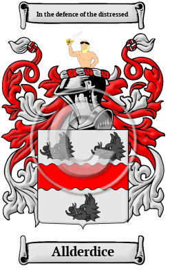 Allderdice Family Crest/Coat of Arms
