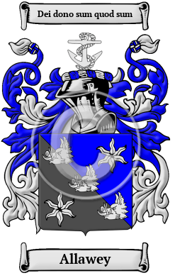 Allawey Family Crest/Coat of Arms