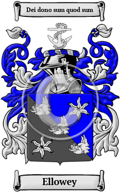 Ellowey Family Crest/Coat of Arms