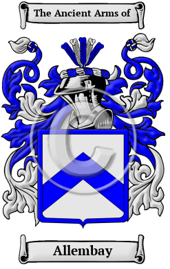 Allembay Family Crest/Coat of Arms