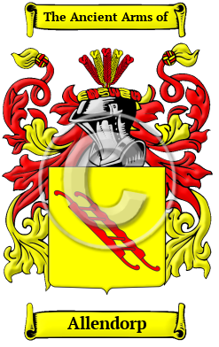 Allendorp Family Crest/Coat of Arms