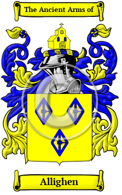 Allighen Family Crest/Coat of Arms