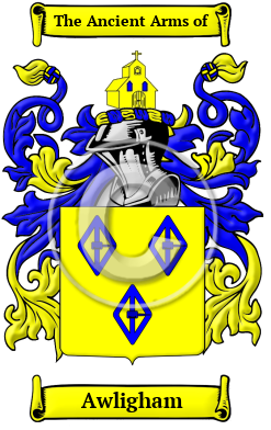 Awligham Family Crest/Coat of Arms