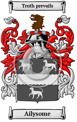 Ailysome Family Crest/Coat of Arms