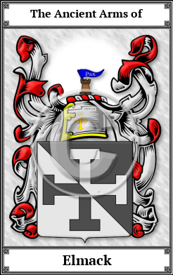 Elmack Family Crest Download (JPG)  Book Plated - 150 DPI
