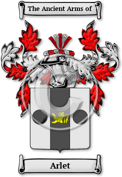 Arlet Family Crest Download (jpg) Legacy Series - 150 DPI