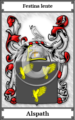 Alspath Family Crest Download (JPG)  Book Plated - 150 DPI