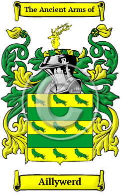 Aillywerd Family Crest/Coat of Arms